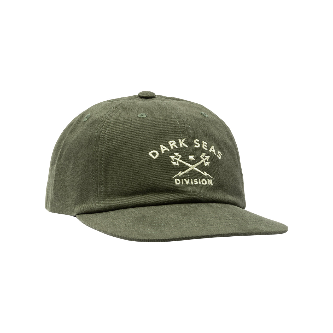 Dark Seas Men's Tridents Low Pro Hat Olive Hats