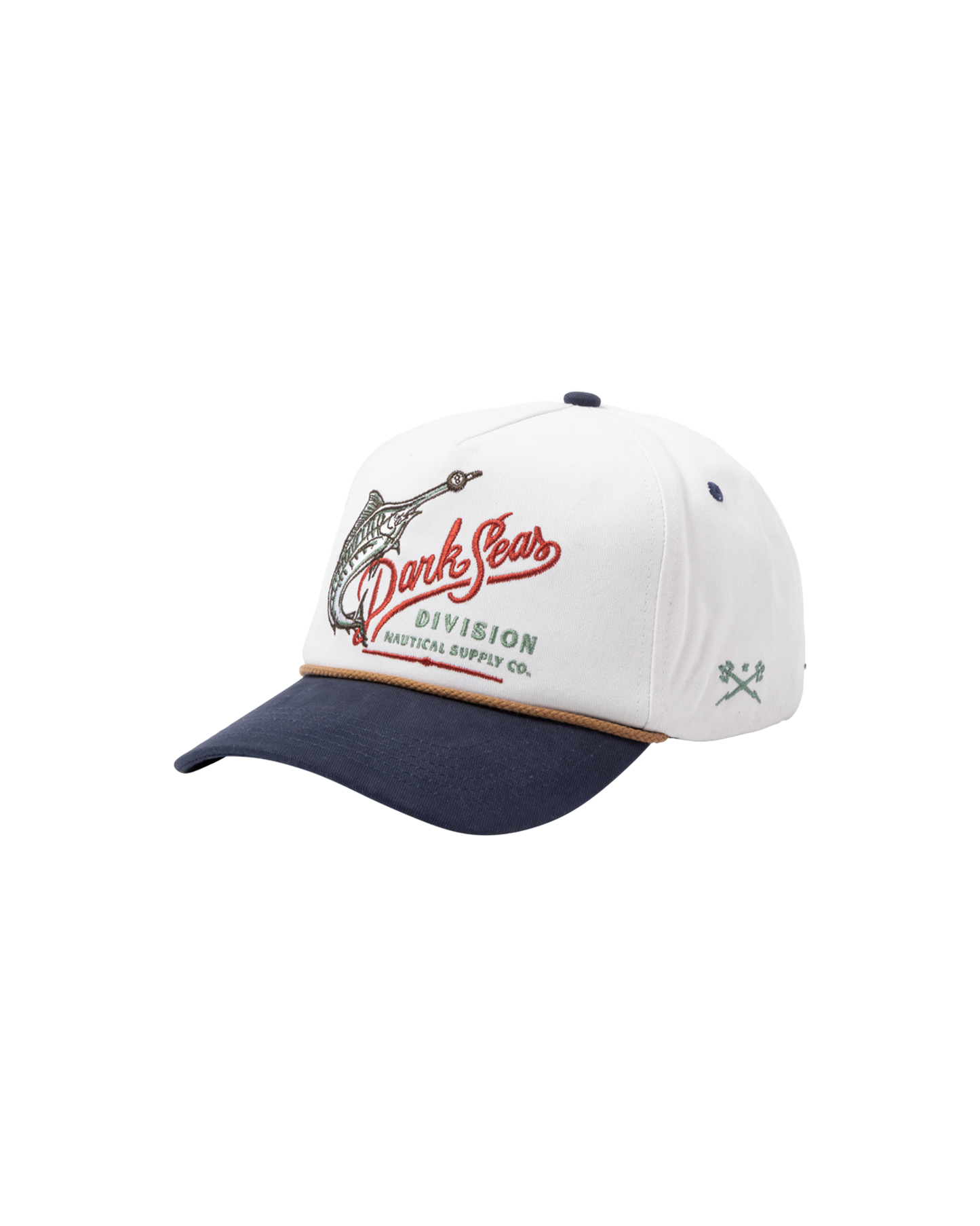 Dark Seas Men's Reyes Hat Off White Navy Hats