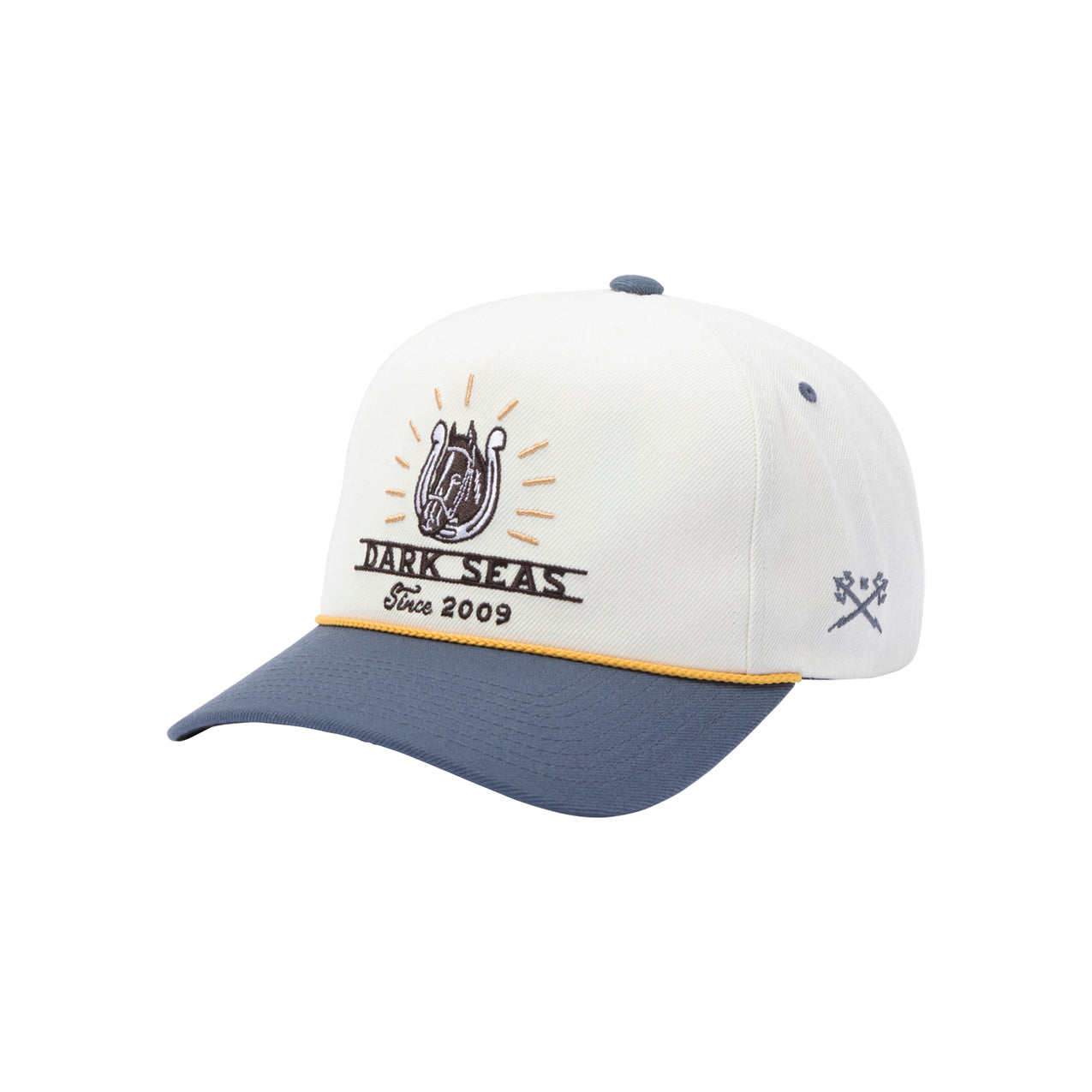 Dark Seas Men's Corral-Hat Off White Blue Hats