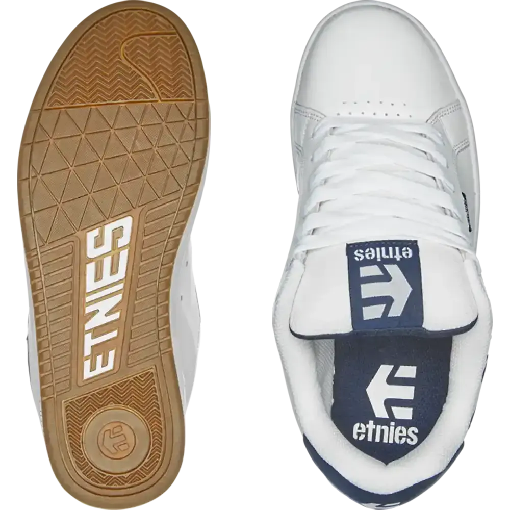 Etnies Men's Fader White/White/Navy Shoes