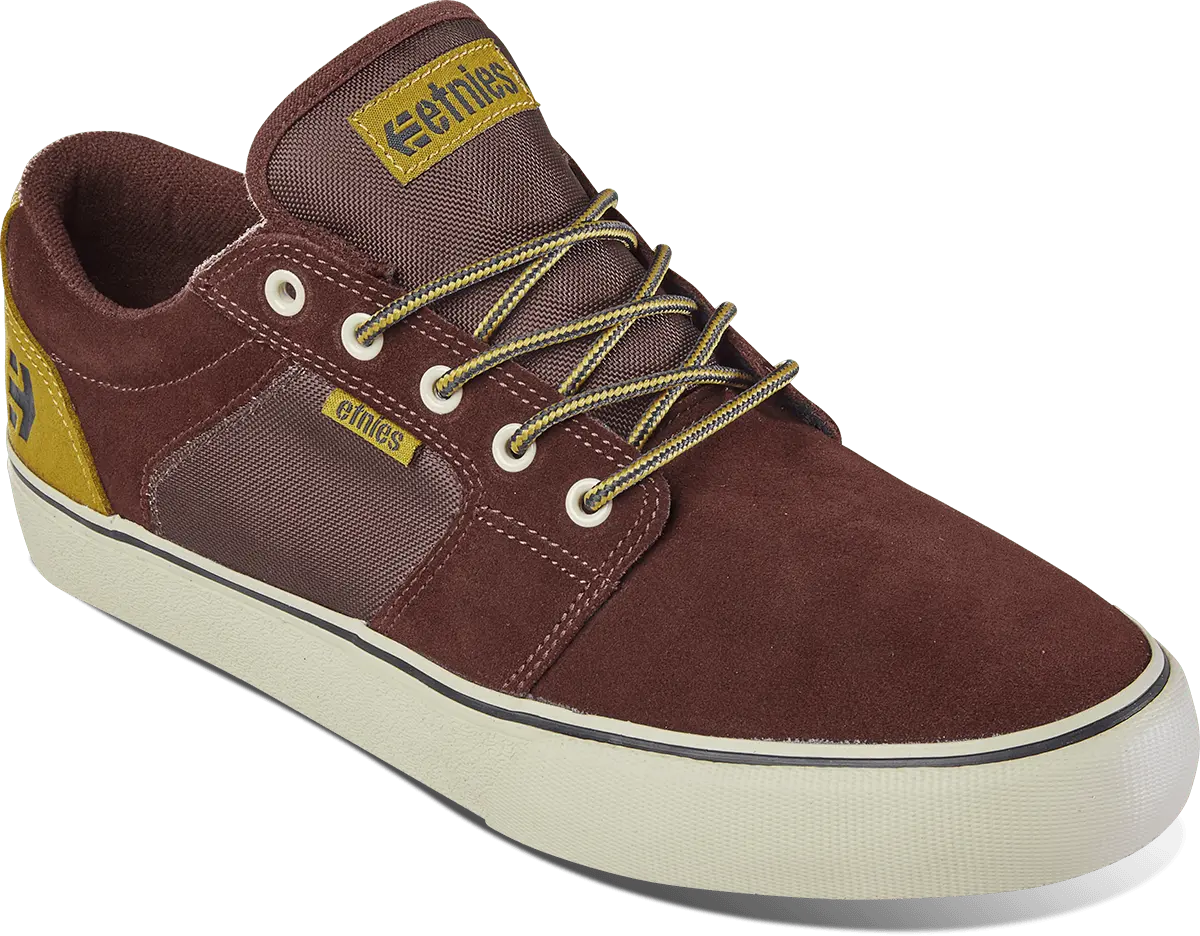 Etnies Men's Barge Ls Burgundy/Brown Shoes