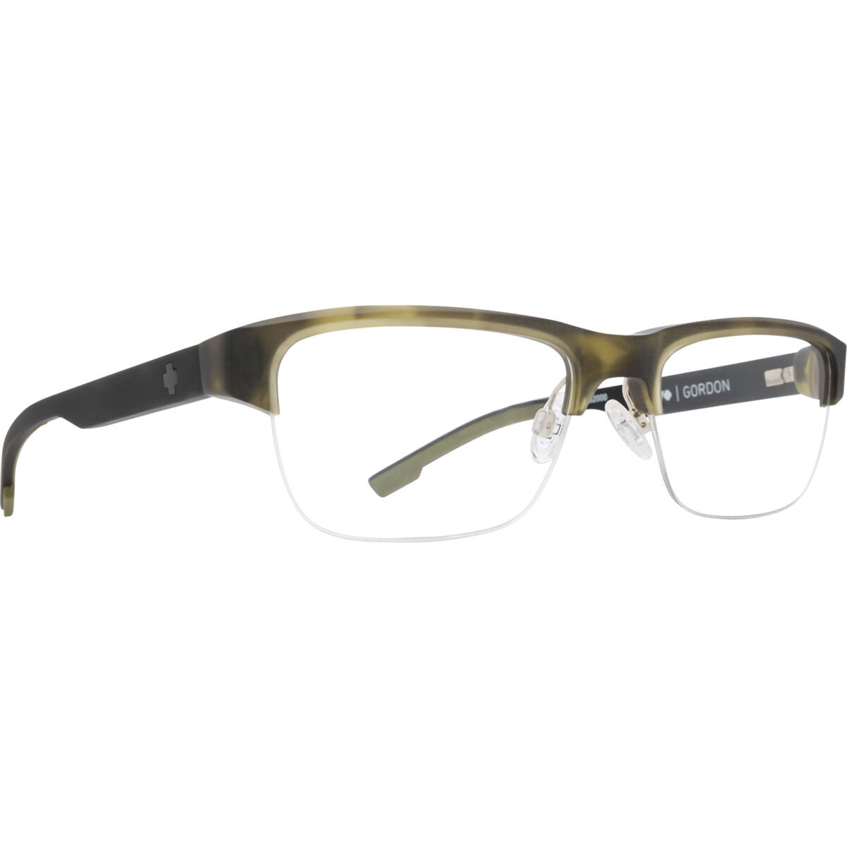 Spy Optics Eyeglass Frames Women's Gordon 55 Matte Olive Brush/matte Black Eyeglasses