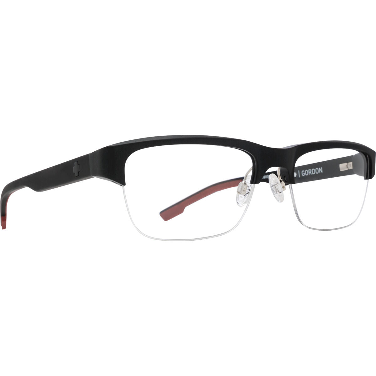 Spy Optics Eyeglass Frames Women's Gordon 55 Matte Black Matte Black Eyeglasses