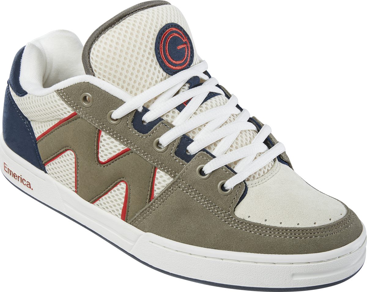 Emerica Mens Og-1 Olive Tan Shoes