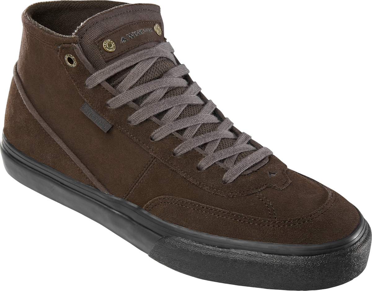 Emerica Mens Winkowski Brown Black Shoes