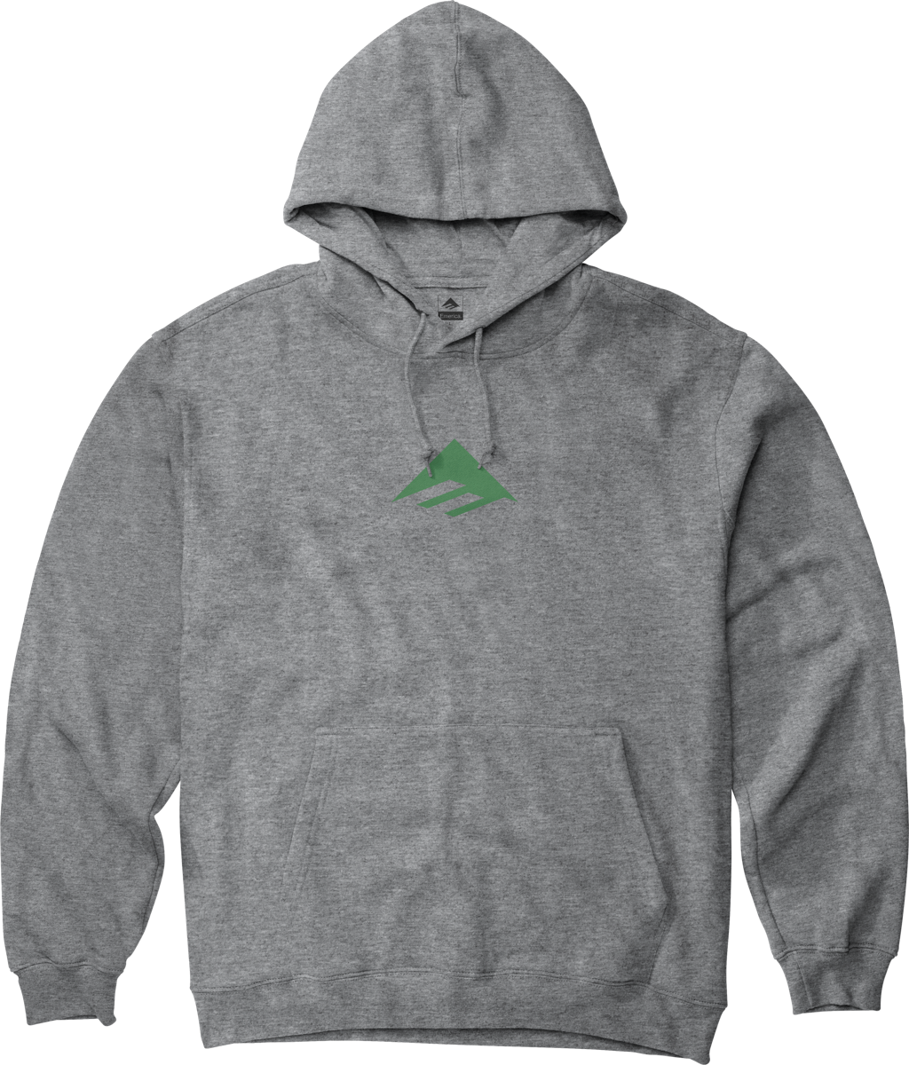 Emerica Mens Triangle Pullover Grey Heather Hoodie