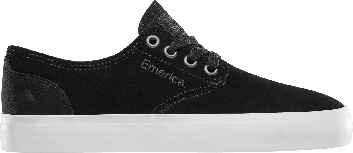 Emerica Boys Laced Romero Black White Gum Shoes