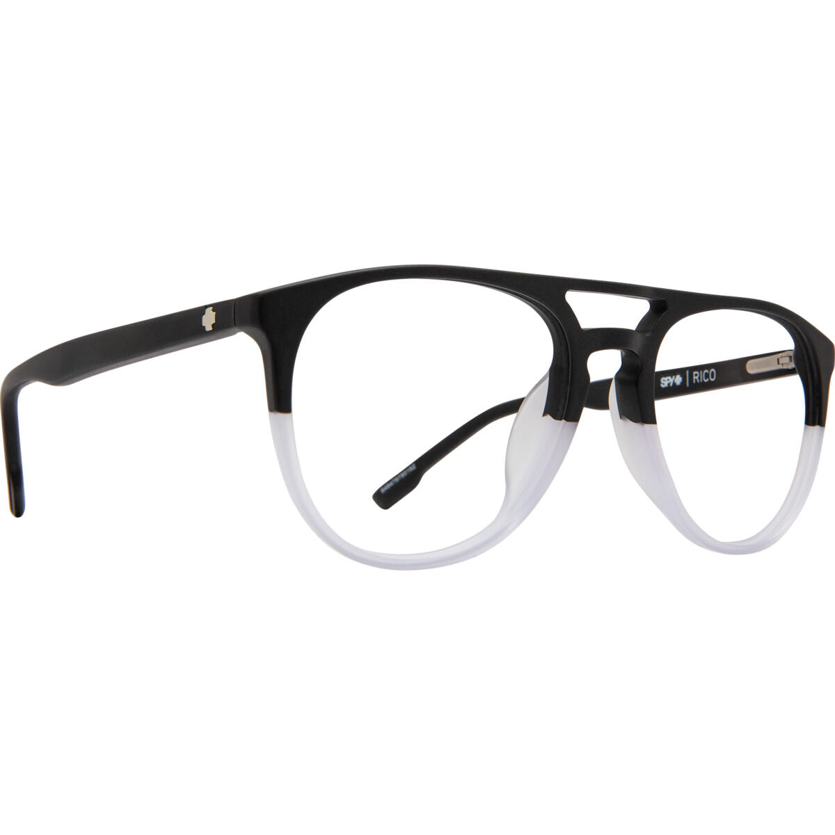 Spy Optics Eyeglass Frames Women's Rico 52 Matte Black Clear Fade Eyeglasses