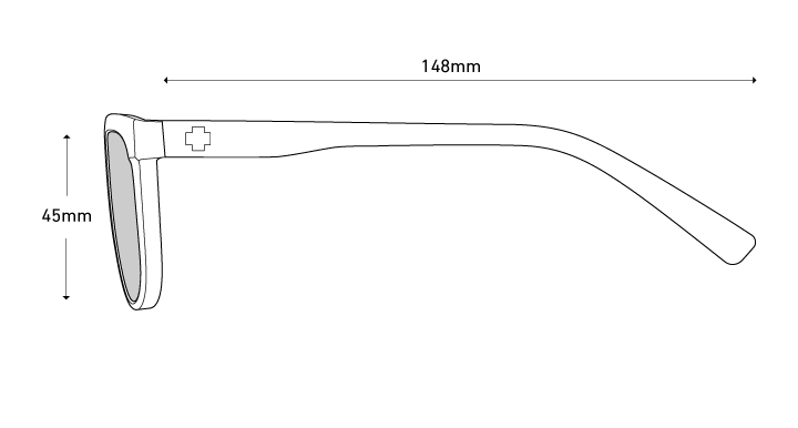 Spy Optics Women's Bewilder Translucent Light Gray Sunglasses