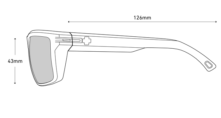 Spy Optics Men's Overhaul Xl Soft Matte Black Sunglasses