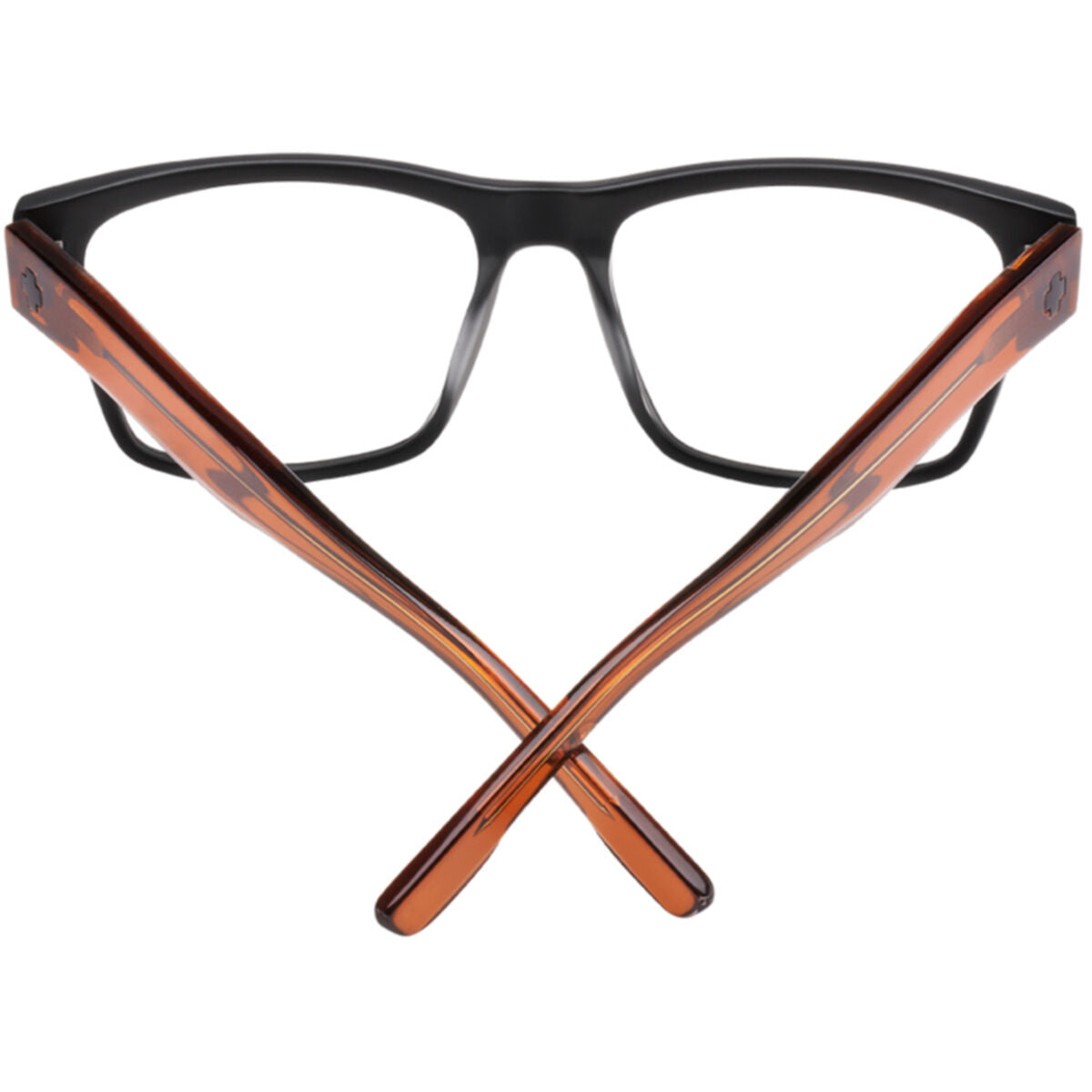 Spy Optics Eyeglass Frames Men's Weston 56 Matte Black Trans Sepia Eyeglasses