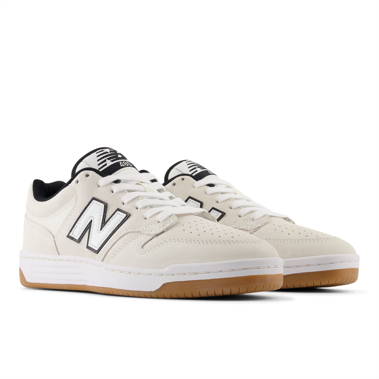 New Balance Numeric Men's 480 White Black Shoes