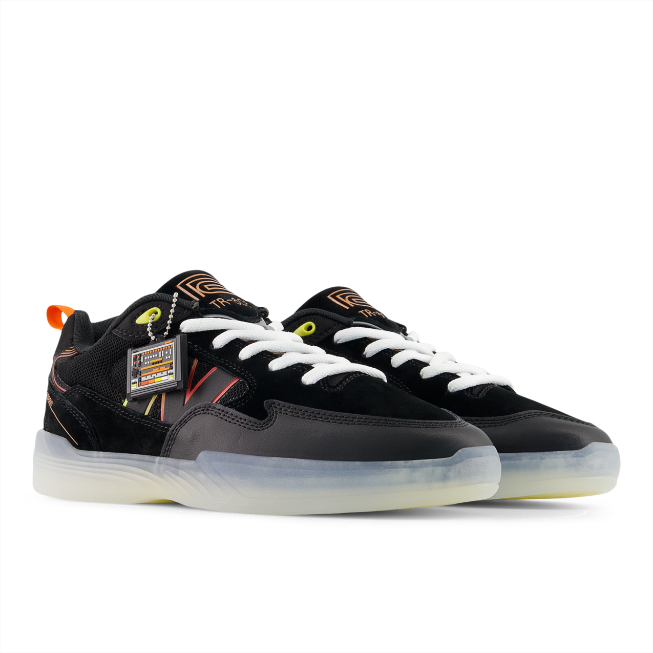 New Balance Numeric Men's Tiago Lemos 808 Lite Black Orange Shoes