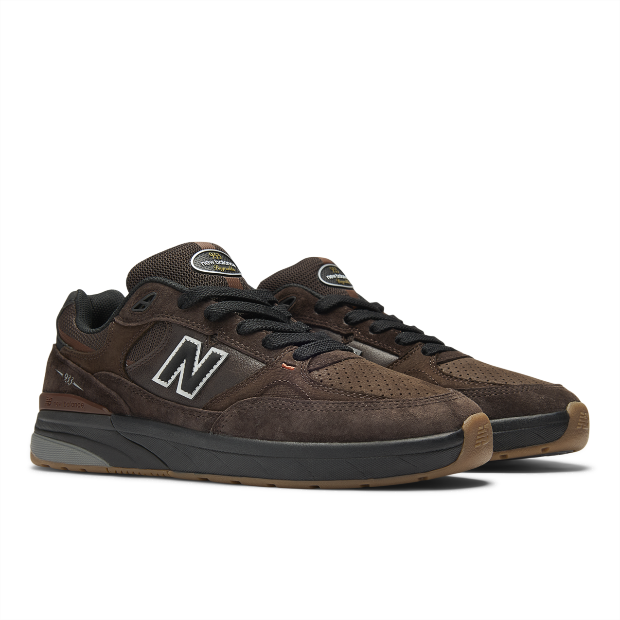 New Balance Numeric Men's Andrew Reynolds 933 Brown Black Shoes