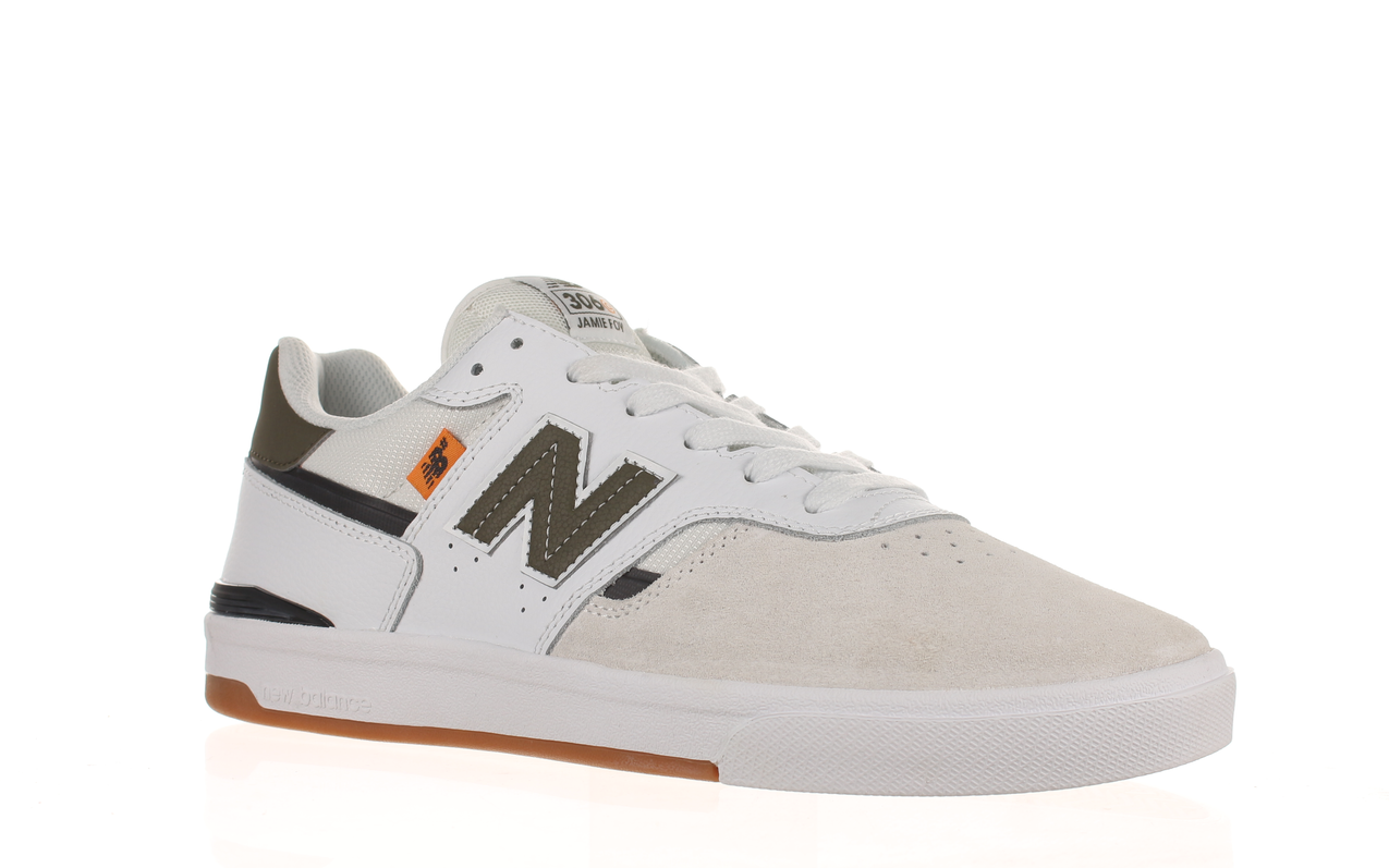 New Balance Numeric Jamie Foy 306 Cup Un306Csn - Nb 103 White Dark Moss Shoes