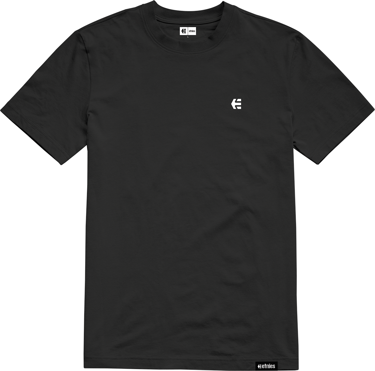 Etnies Mens Team Embroidery Tee Black T-Shirt