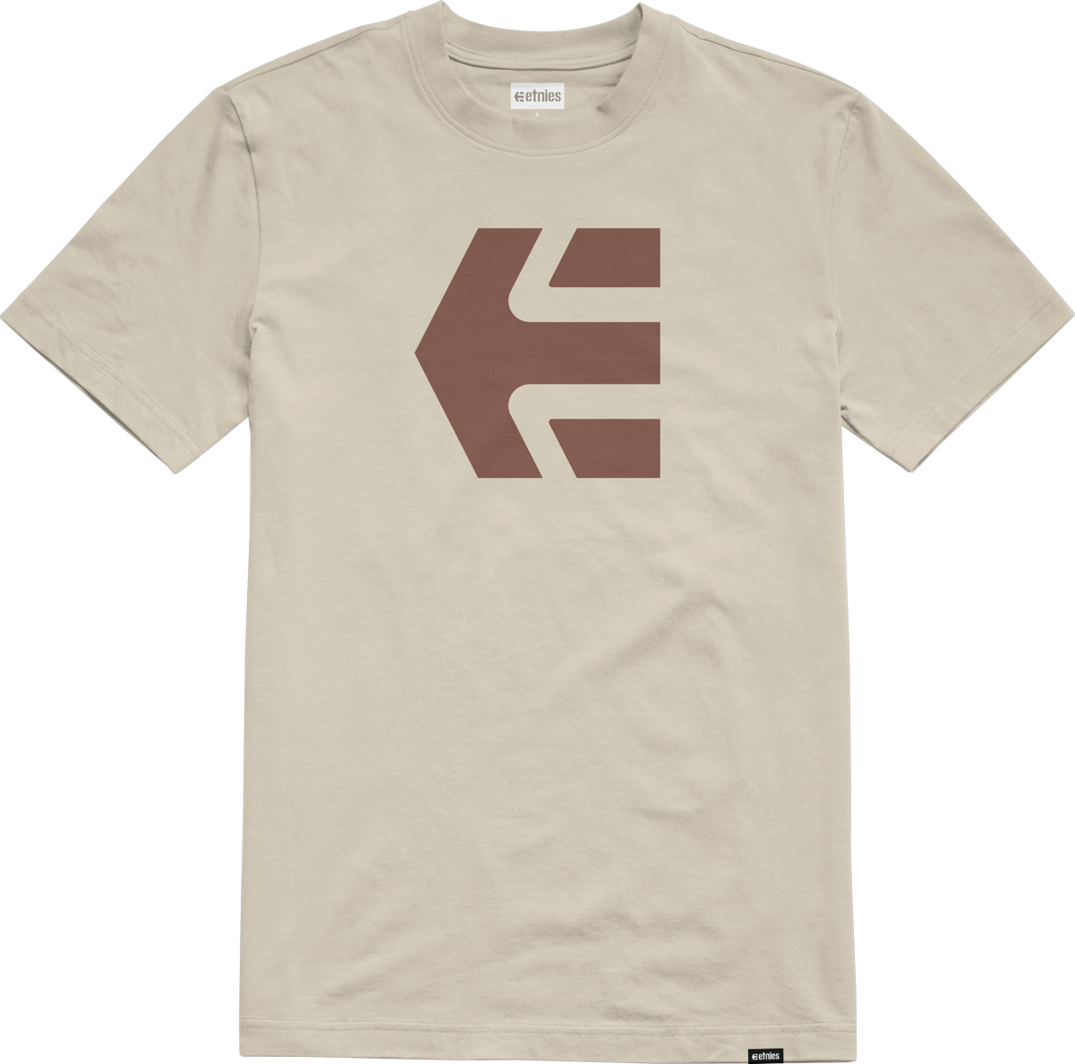 Etnies Mens Icon Tee Tan T-Shirt