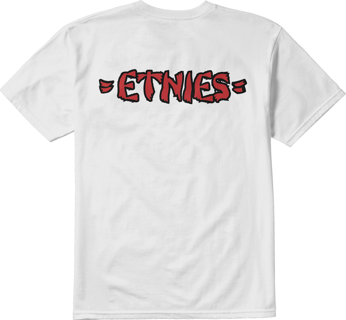 Etnies Mens Rebel E Tee White Red T-Shirt