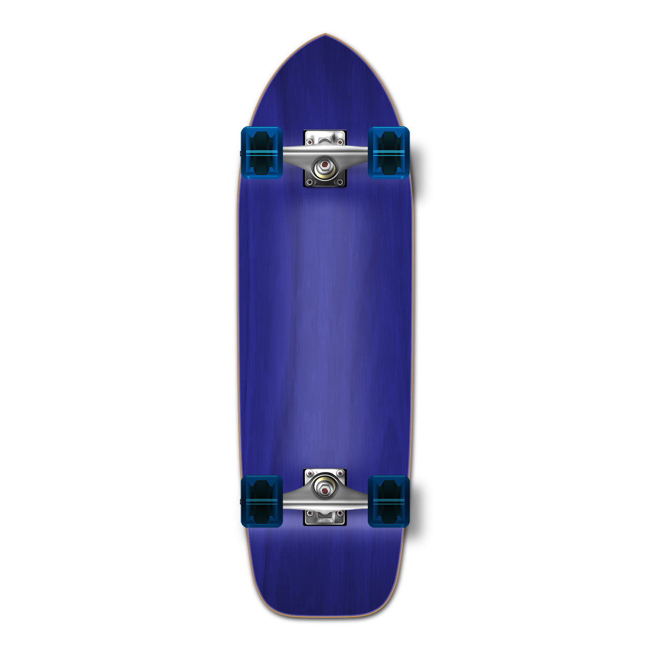 Yocaher Old School Longboard Complete - Stained Blue