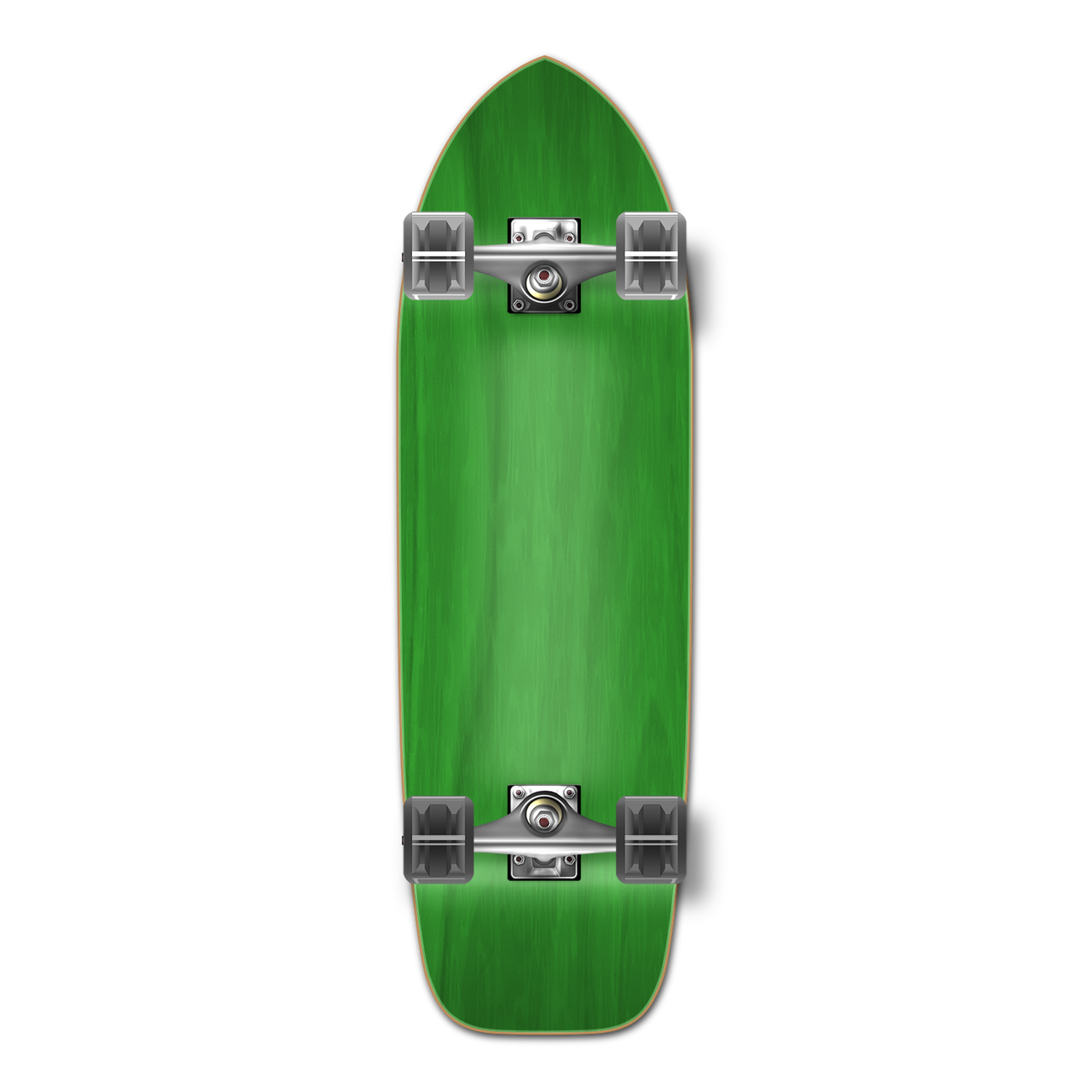 Yocaher Old School Longboard Complete - Stained Green