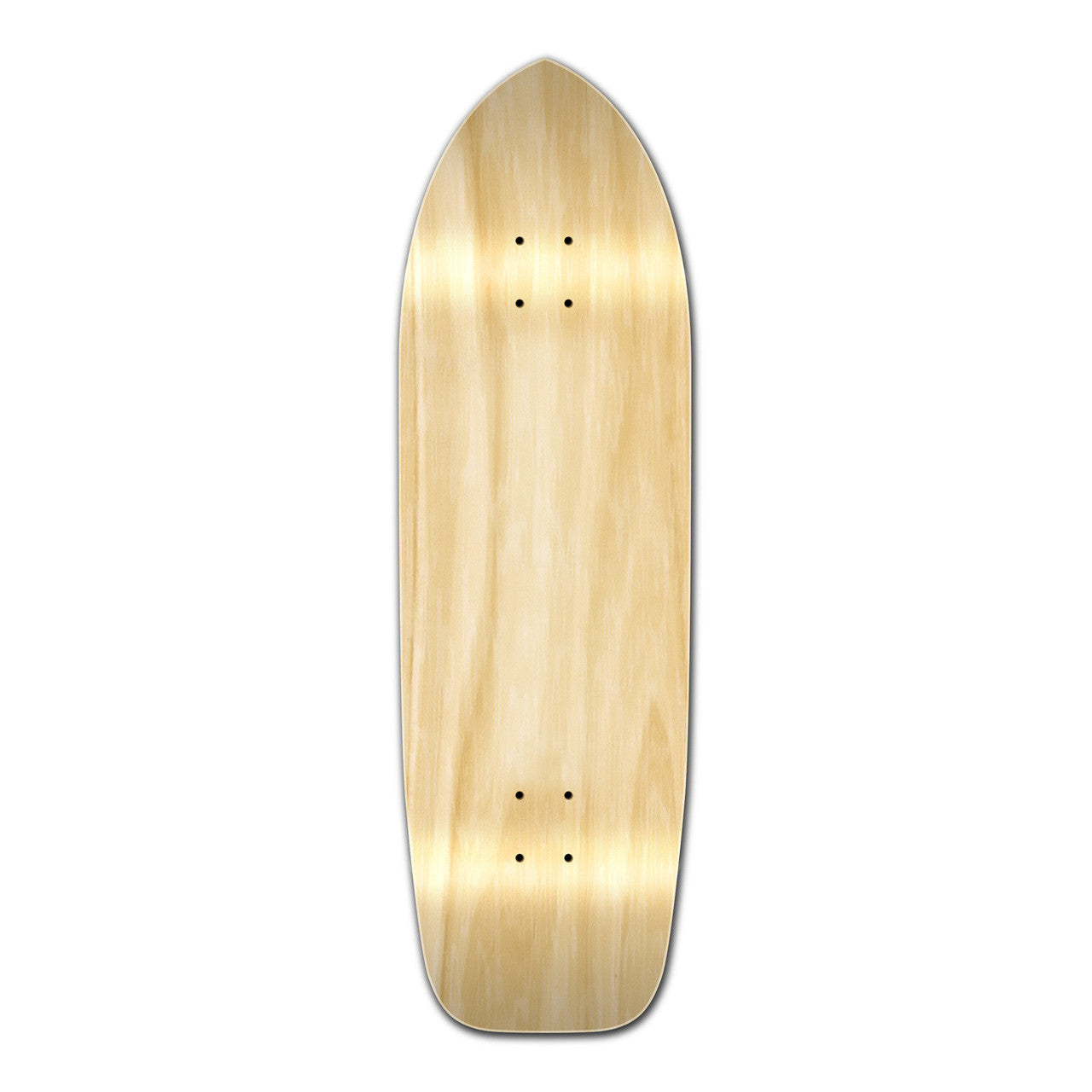 Yocaher Old School Longboard Deck - Natural
