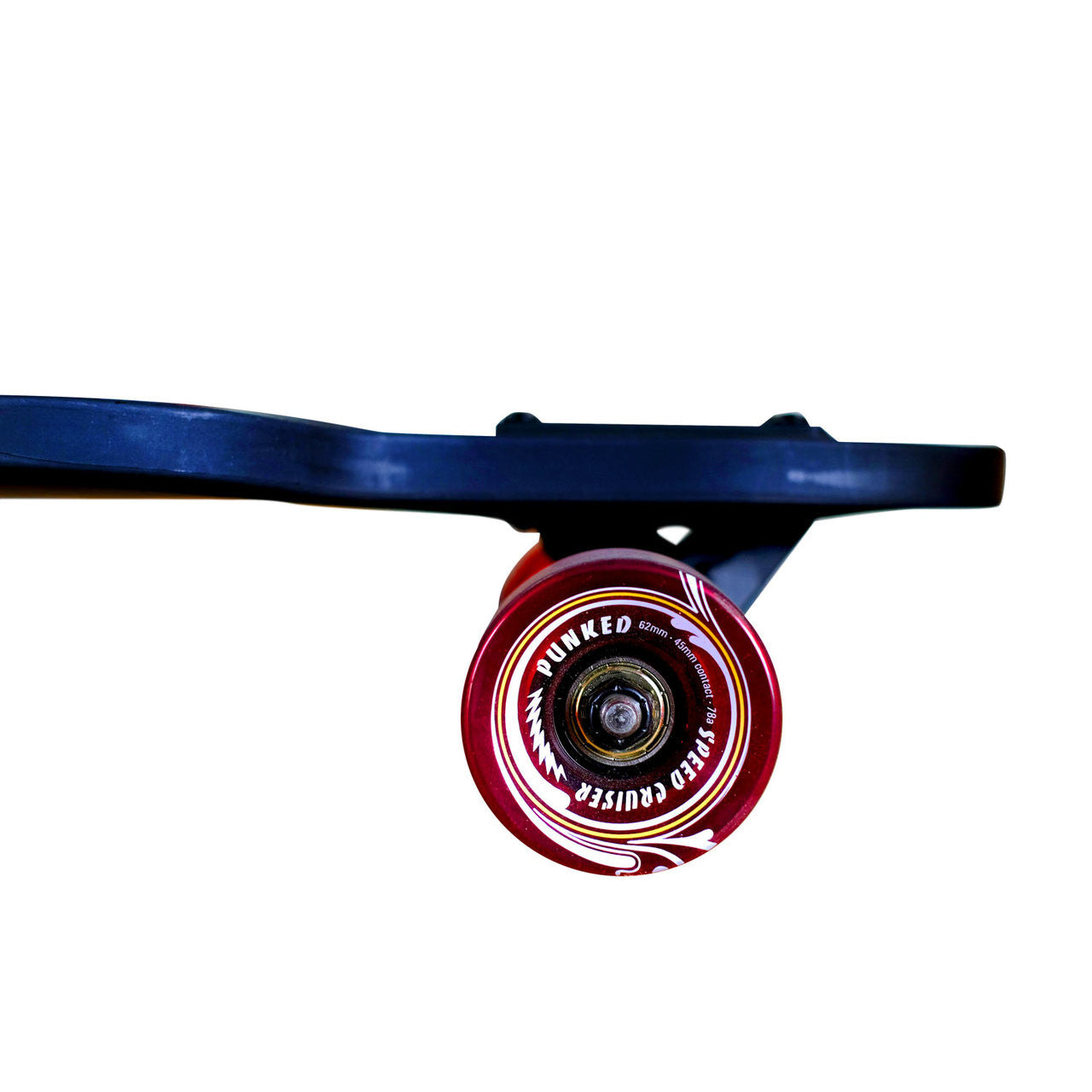 Yocaher Aluminum Drop Through longboard Complete - Black