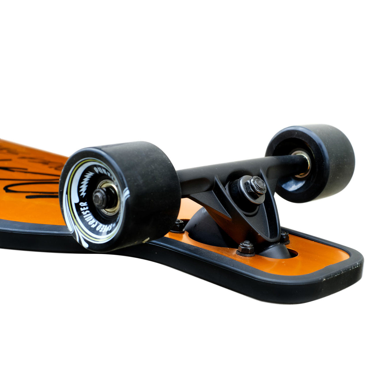 Yocaher Aluminum Drop Through longboard Complete - Gold