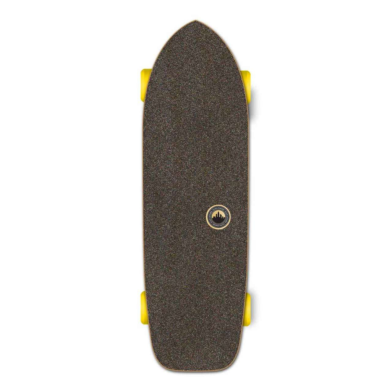 Yocaher Old School Longboard Complete - Checker Green