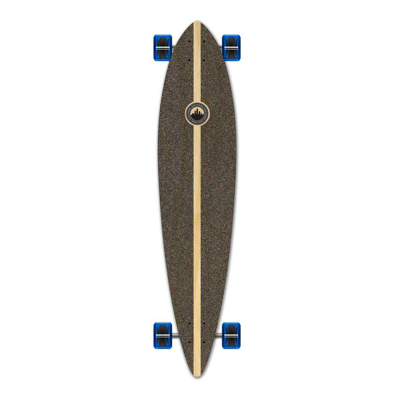 Yocaher Pintail Longboard Complete - Stained Blue