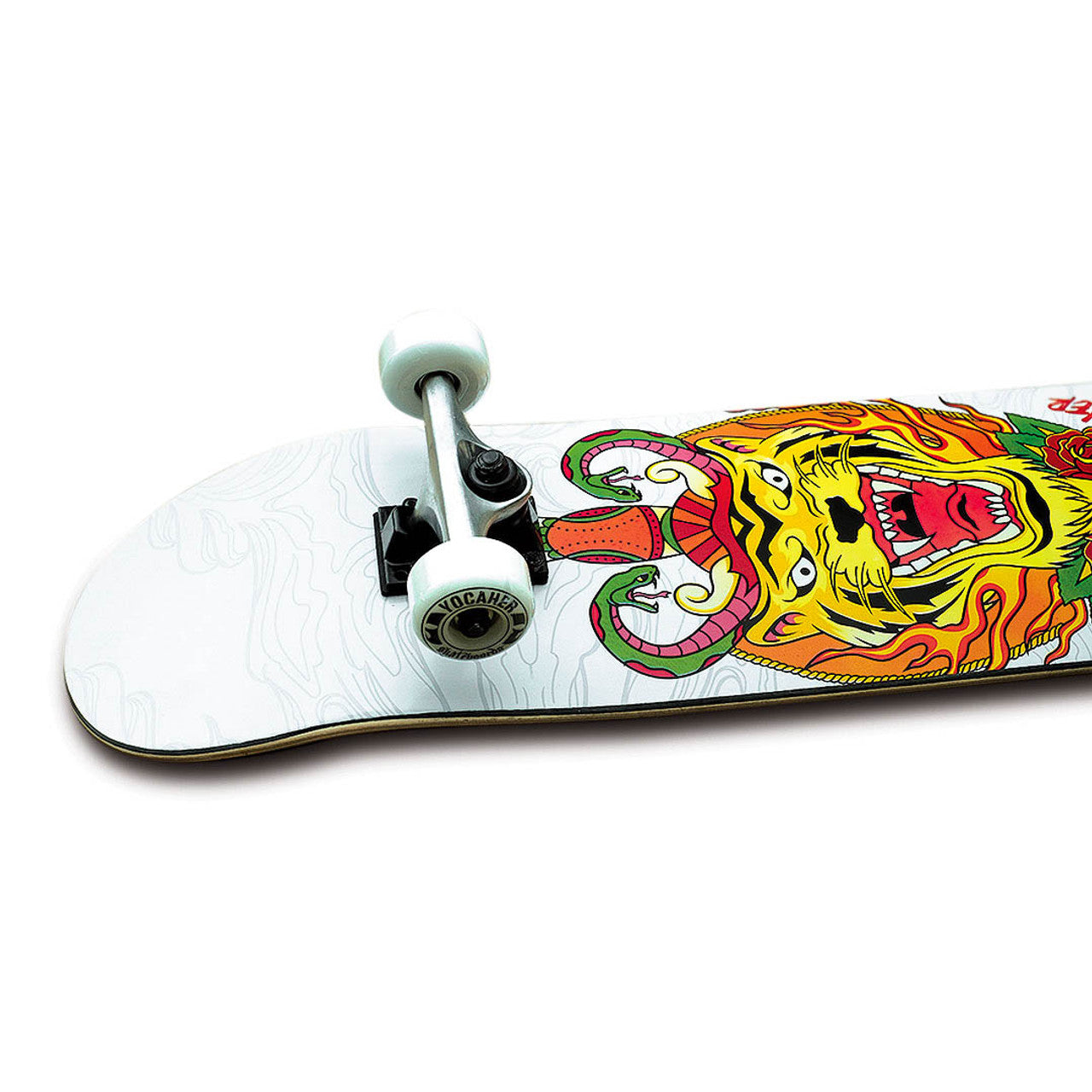 Yocaher Complete Skateboard 7.75" - Flaming Tiger