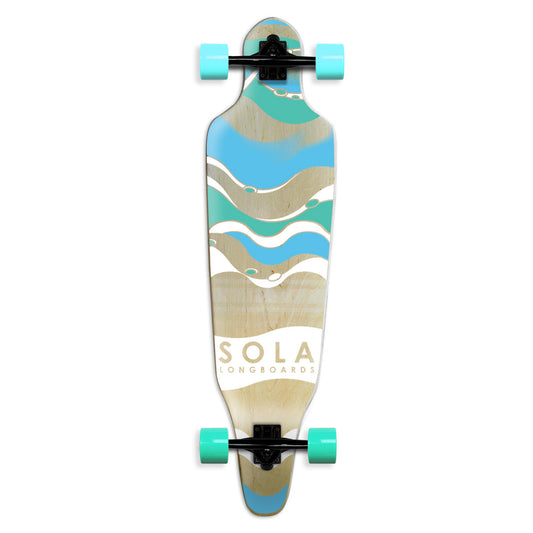 SOLA Bamboo Longboard Complete - Wave
