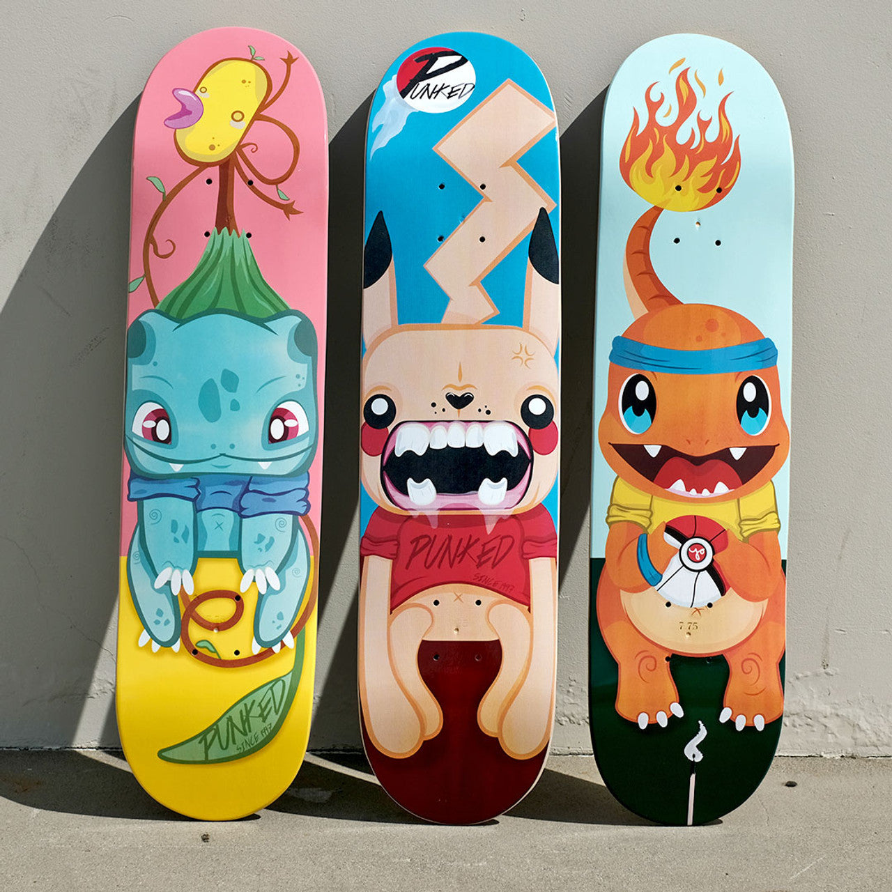 Yocaher Graphic Skateboard Deck - PIKA Series - Charm