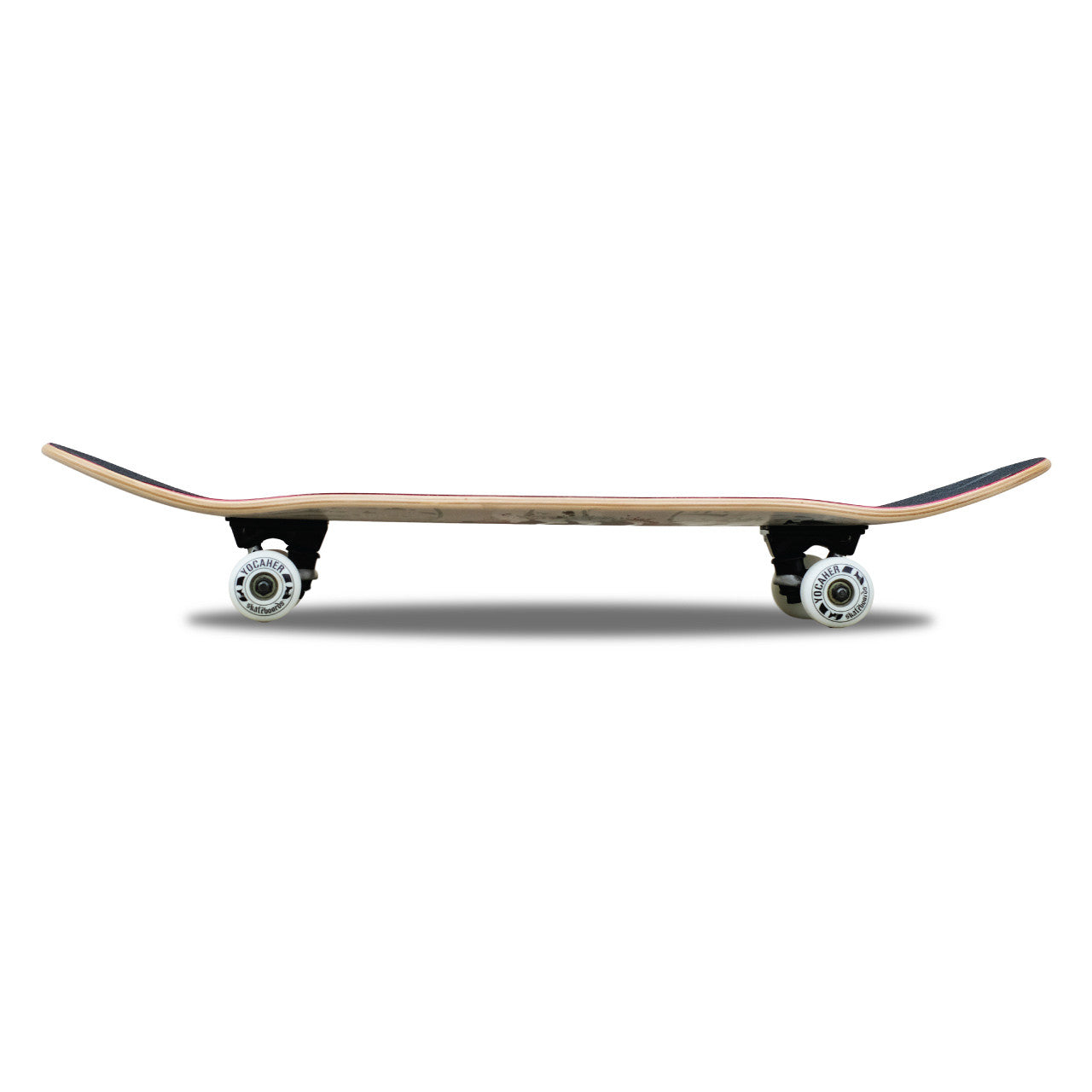 Yocaher Complete Skateboard 7.75" - Checker Silver