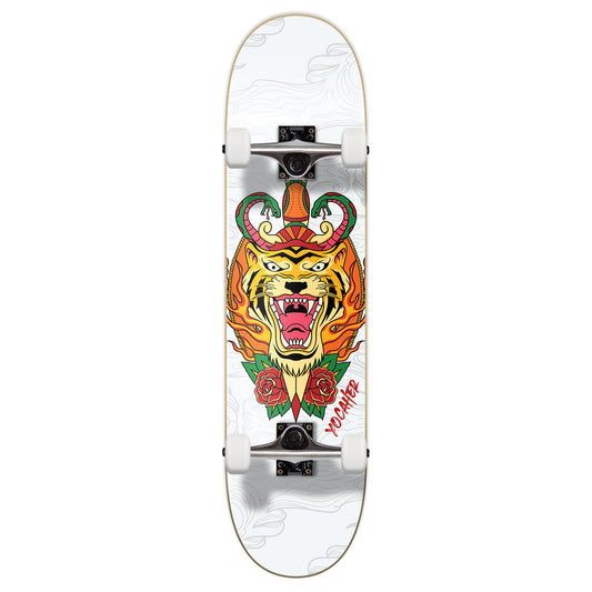Yocaher Complete Skateboard 7.75" - Flaming Tiger