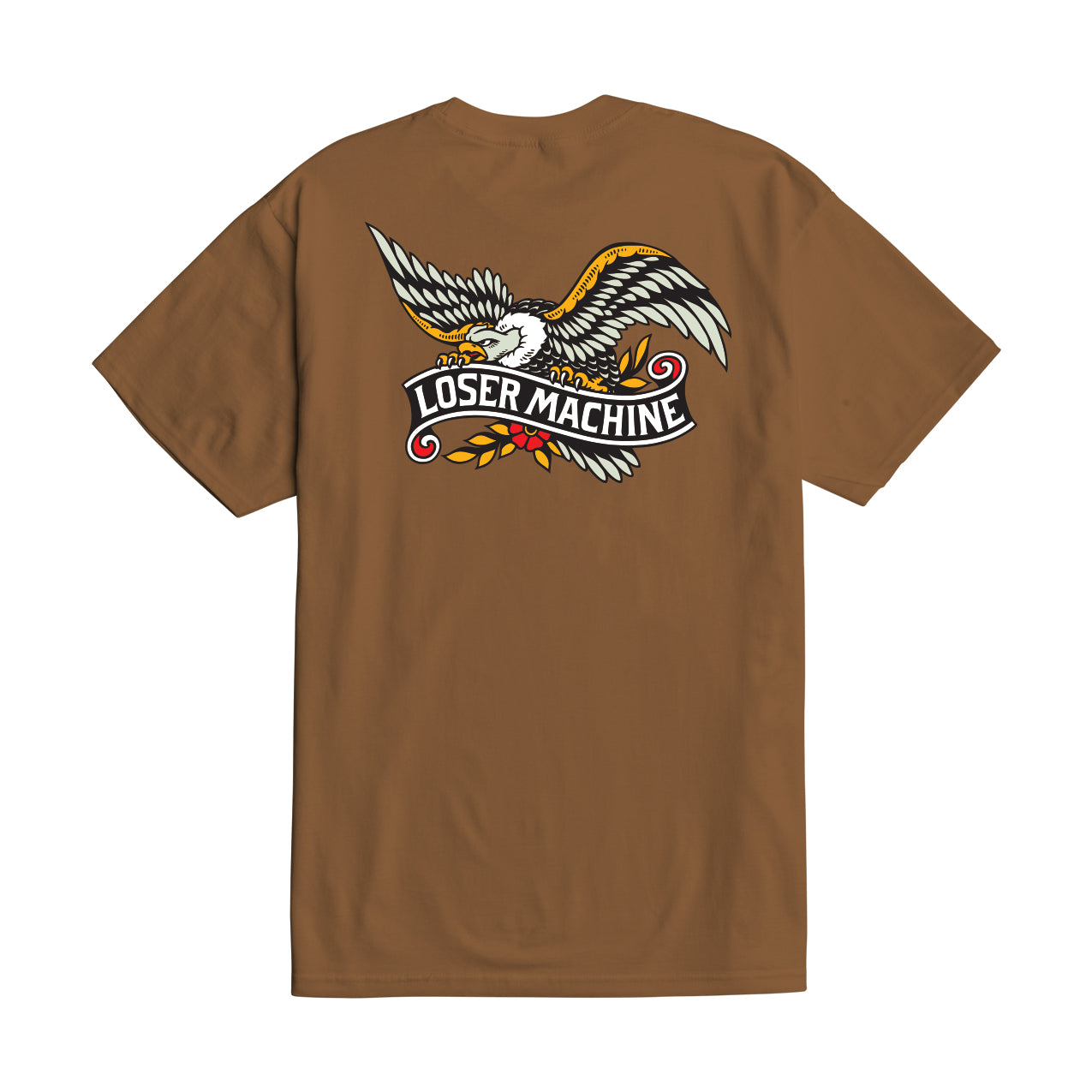 Loser Machine Men's Glory Bound Stock T-Shirt Brown Sugar T-Shirts