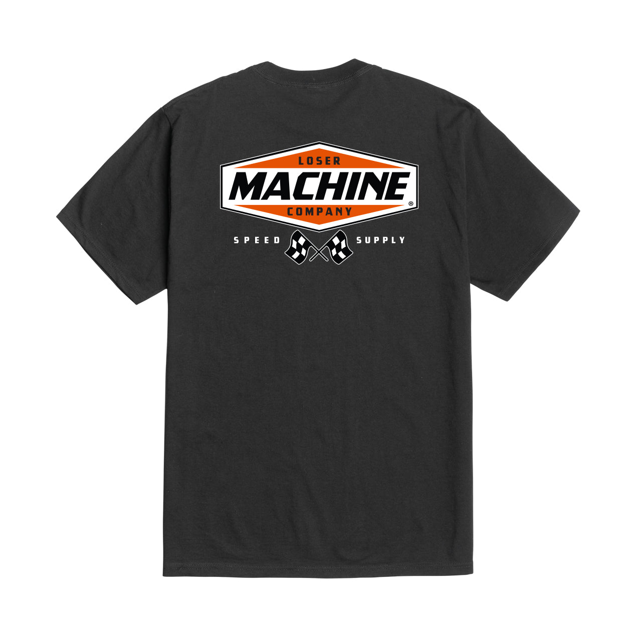 Loser Machine Men's Overdrive Stock T-Shirt Black T-Shirts