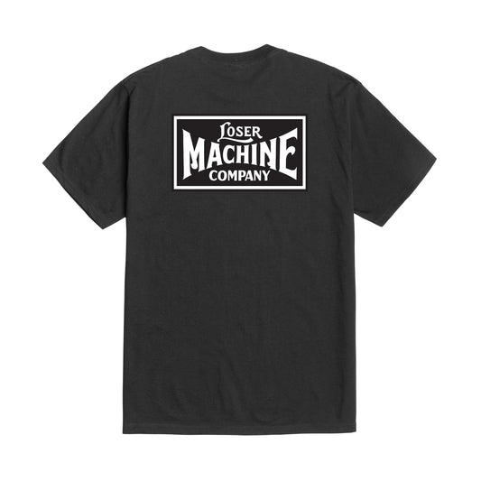 Loser Machine Men's New Og Stock T-Shirt Black T-Shirts