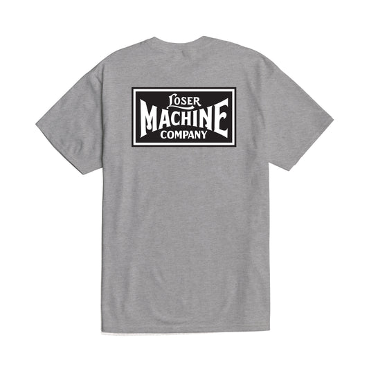 Loser Machine Men's New Og Stock T-Shirt Heather Grey T-Shirts