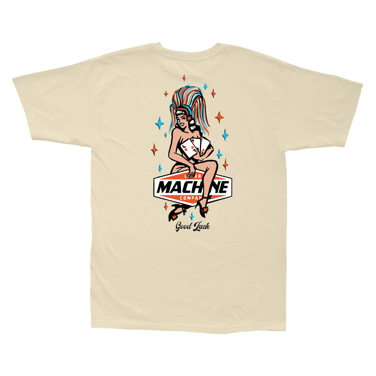 Loser Machine Men's Showgirls-Tee Cream T-Shirts