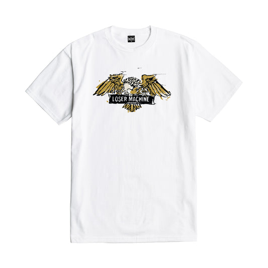 Loser Machine Men's Sketched Out-Tee White T-Shirts