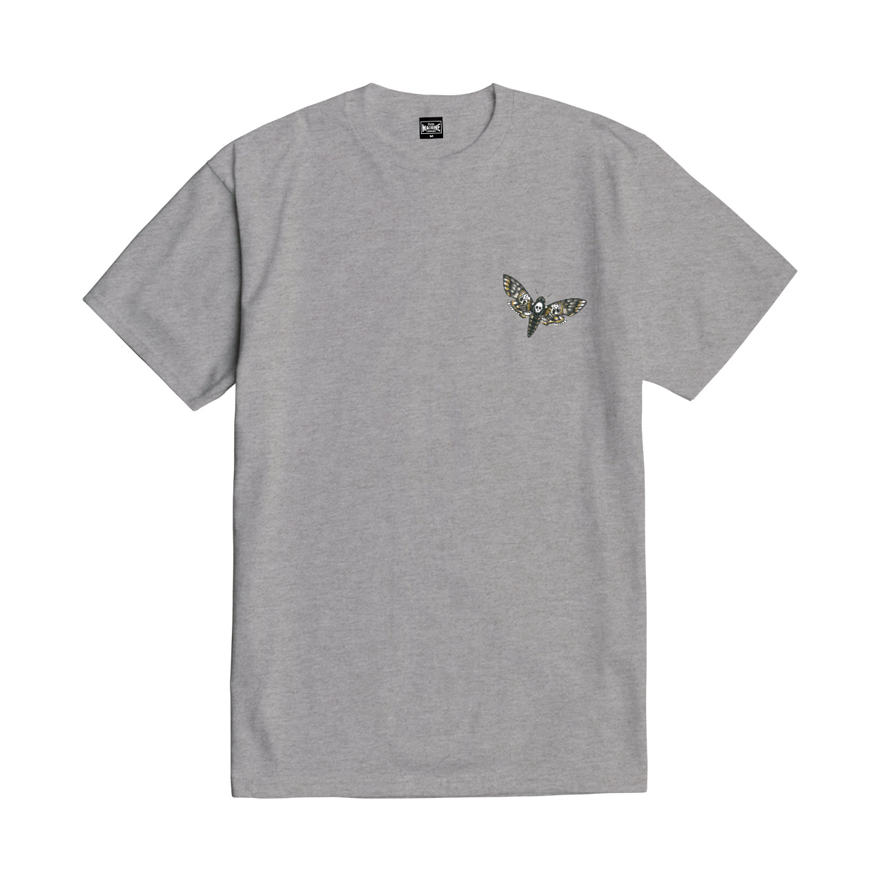 Loser Machine Men's Death Moth Good Luck-Tee Heather Grey T-Shirts