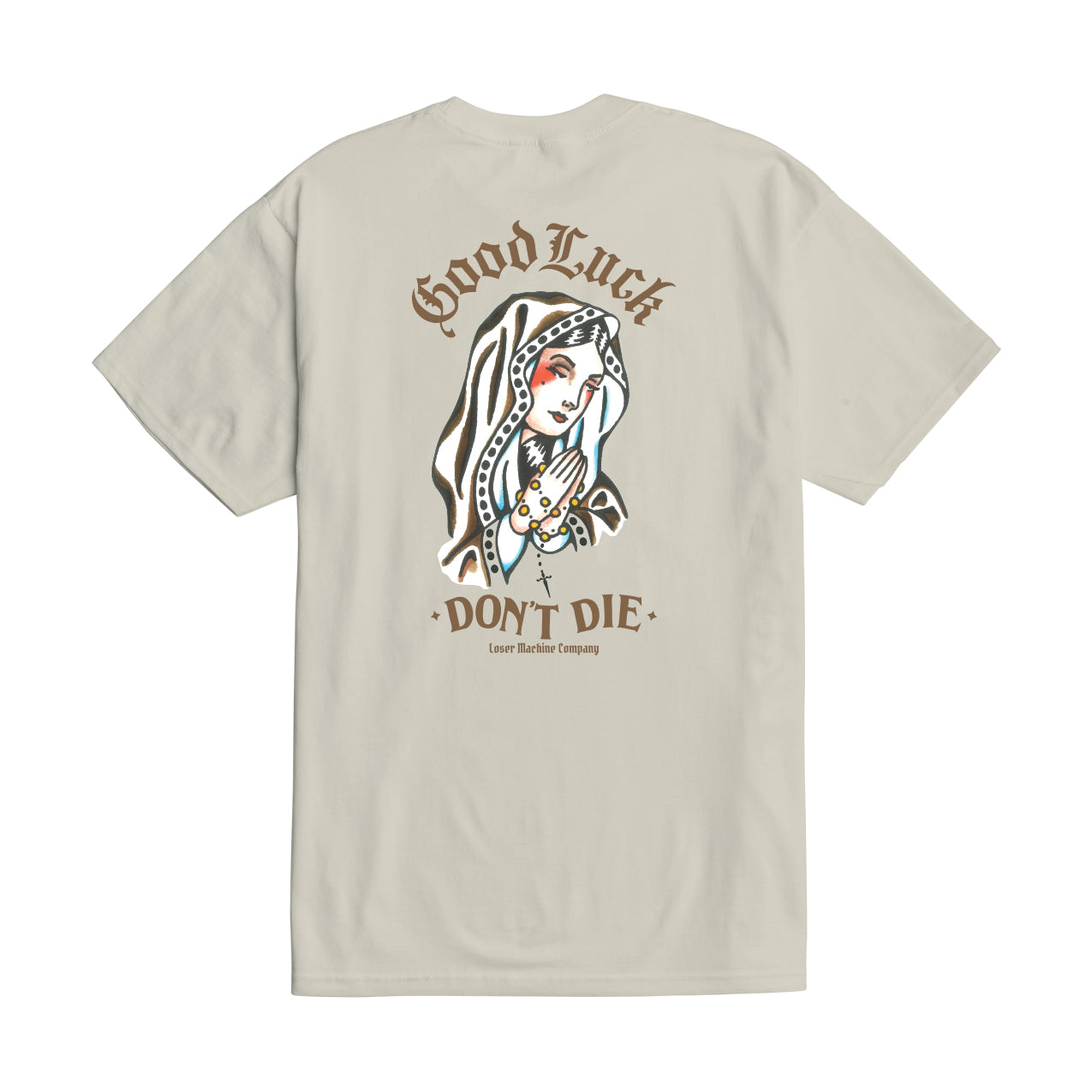 Loser Machine Men's Faithful-Tee Cream T-Shirts