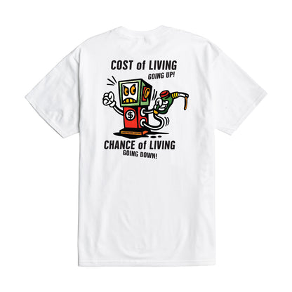 Loser Machine Men's High Cost-Tee White T-Shirts