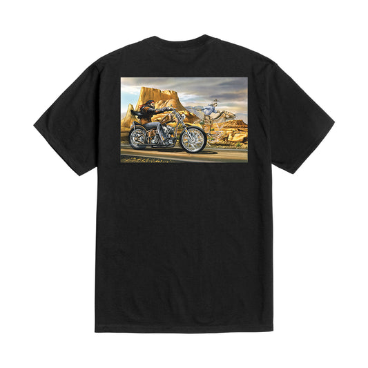 Loser Machine Men's Ghost Rider-Tee Black T-Shirts