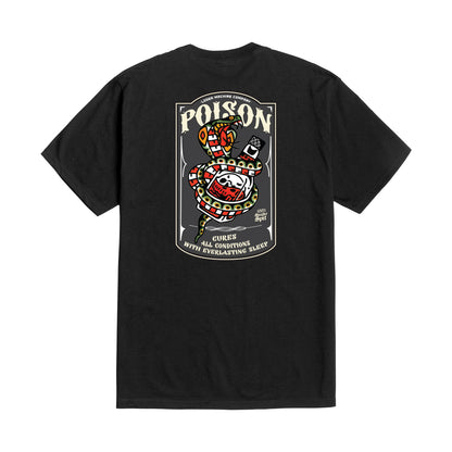 Loser Machine Men's Poison Bottle-Tee Black T-Shirts