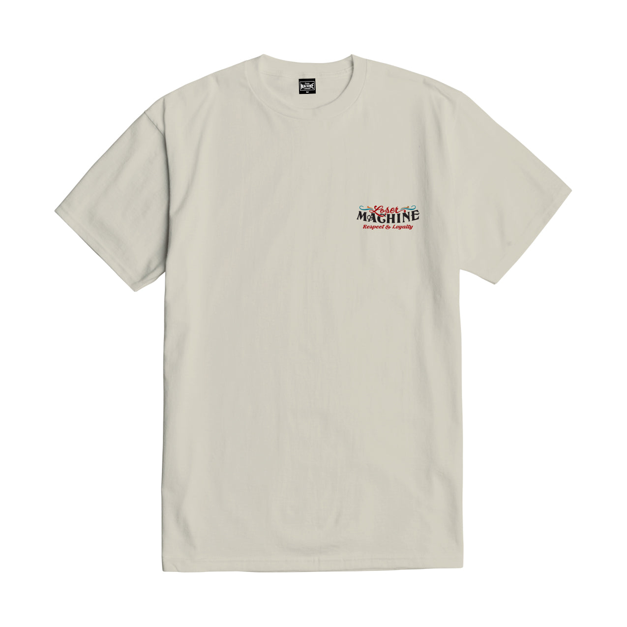 Loser Machine Men's Respect & Loyalty-Tee Cream T-Shirts