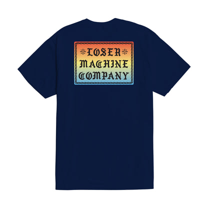 Loser Machine Men's Handbill-Tee Navy T-Shirts