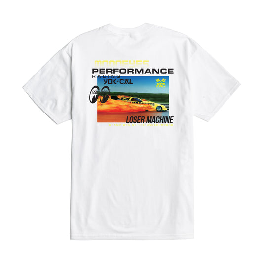 Loser Machine Men's High Performance-Tee White T-Shirts