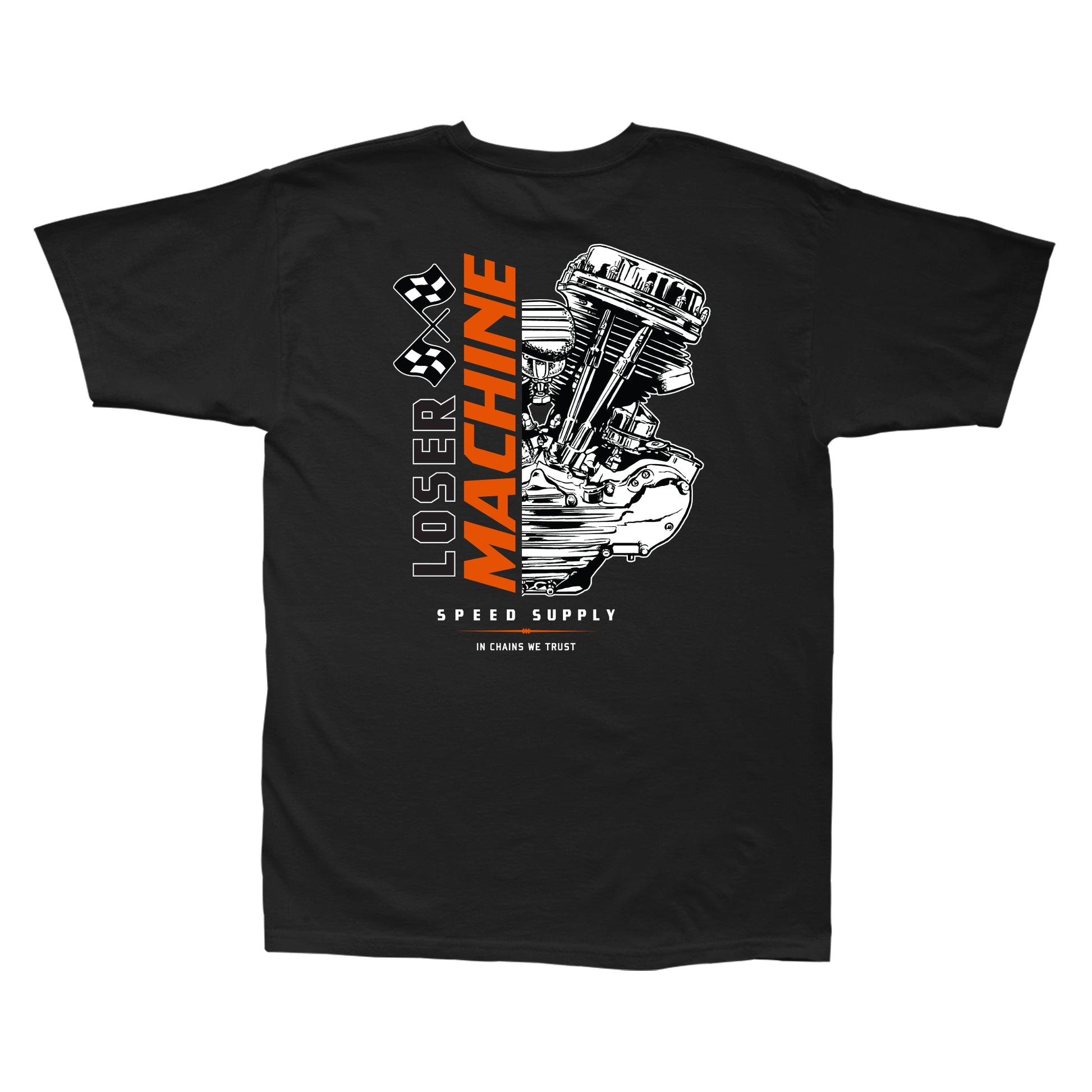 Loser Machine Men's Pan Overdrive-Tee Black T-Shirts