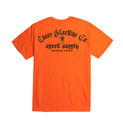 Loser Machine Men's Gaslamp-Pkt Tee Orange T-Shirts